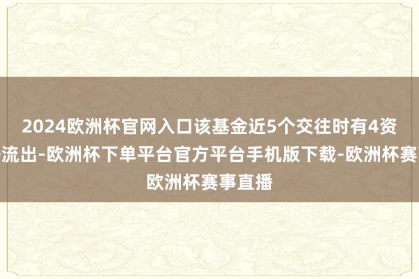 2024欧洲杯官网入口该基金近5个交往时有4资质金净流出-欧洲杯下单平台官方平台手机版下载-欧洲杯赛事直播