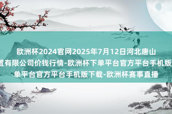 欧洲杯2024官网2025年7月12日河北唐山市荷花坑商场计算措置有限公司价钱行情-欧洲杯下单平台官方平台手机版下载-欧洲杯赛事直播