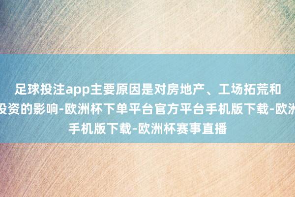足球投注app主要原因是对房地产、工场拓荒和无形财富净投资的影响-欧洲杯下单平台官方平台手机版下载-欧洲杯赛事直播
